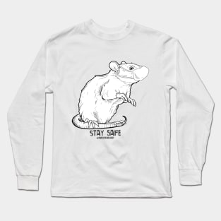 Stay Safe Rat Long Sleeve T-Shirt